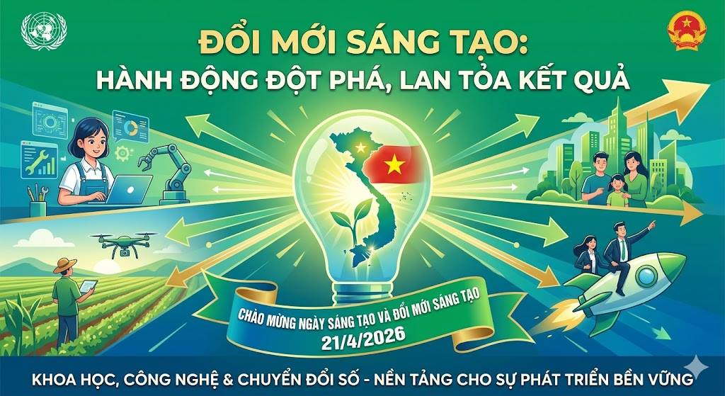 Mỹ Chánh Hòa hưởng ứng Ngày Sáng tạo và Đổi mới sáng tạo thế giới 21/4/2026