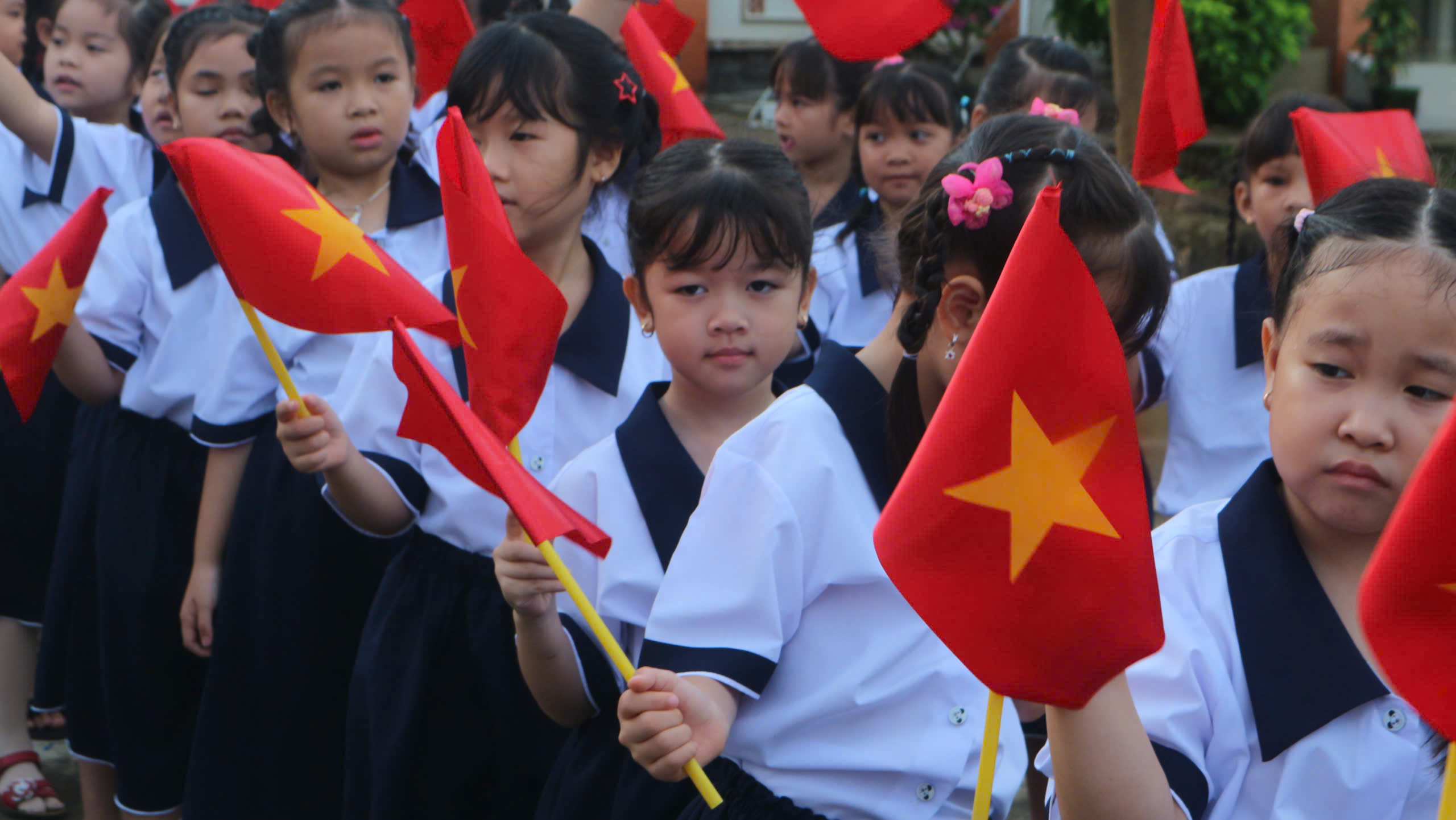 Lễ khai giảng năm học 2025-2026 tại các điểm trường trên địa bàn xã Mỹ Chánh Hòa